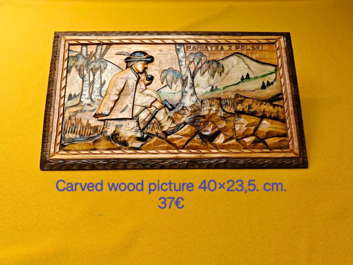 Carved wood picture, Wall Decoration