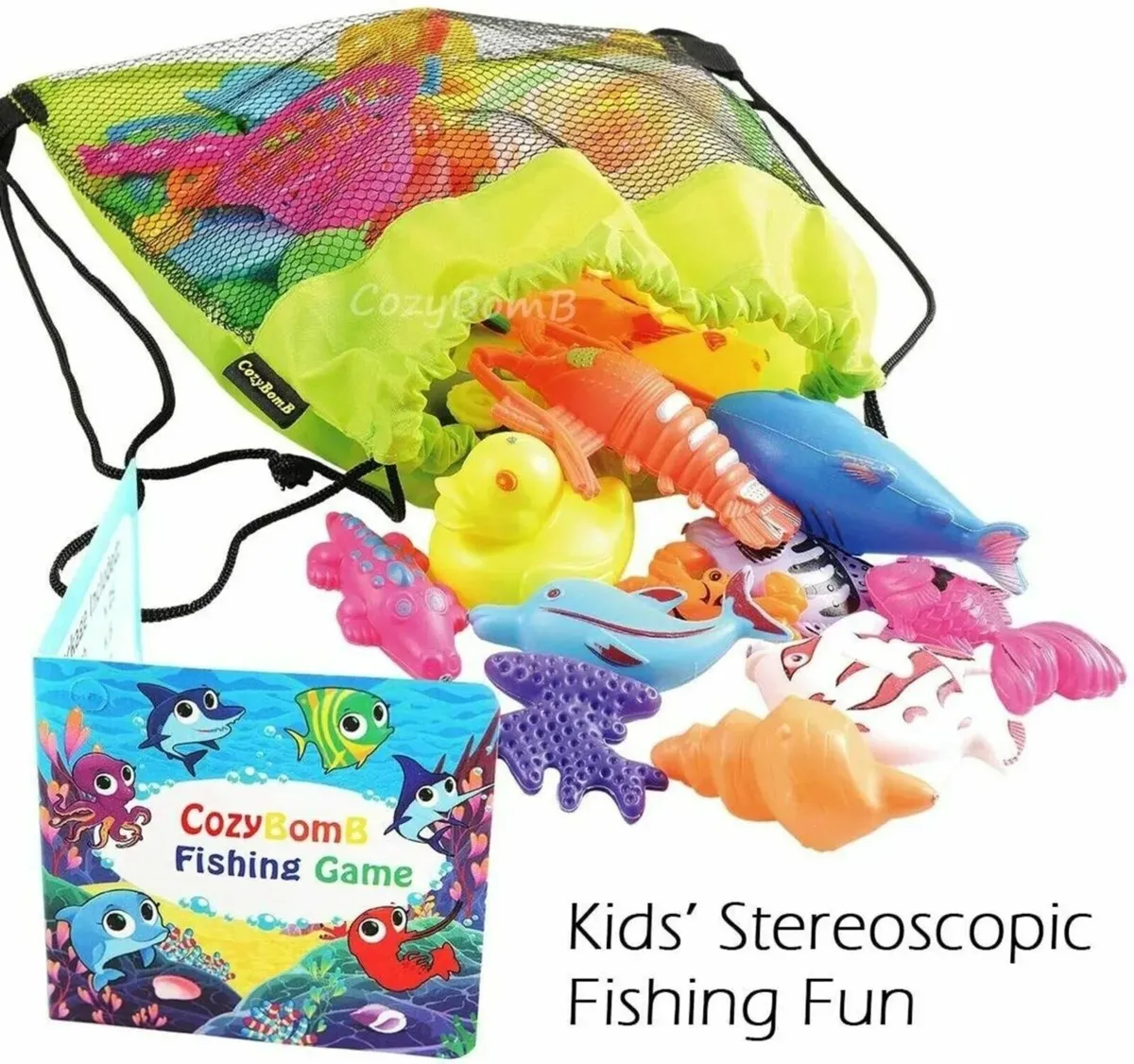 Magnetic Fishing Toy Set for Kids Bath & Pool - Image 4