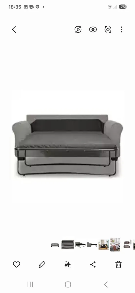 Brand new Bromley sofa beds reduced