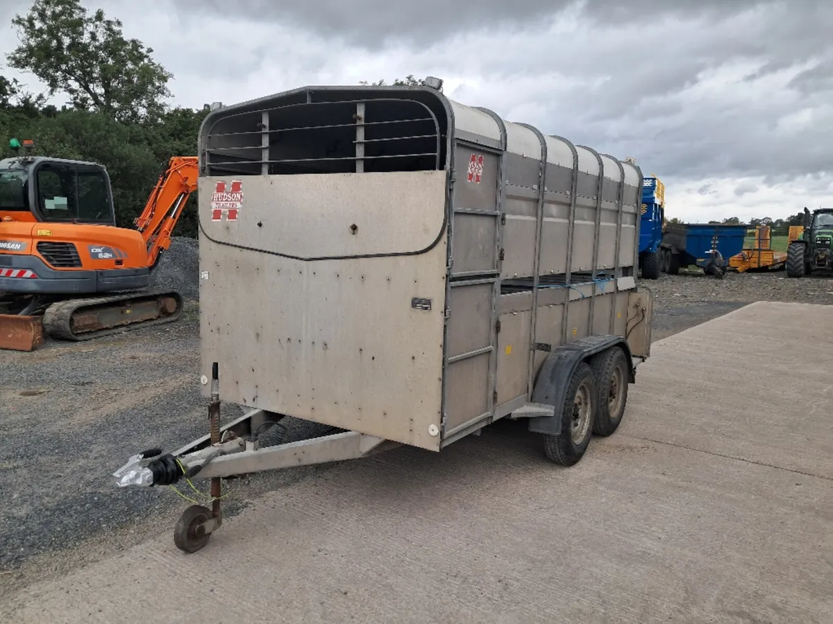 Hudson 12x6 livestock trailer - Image 1