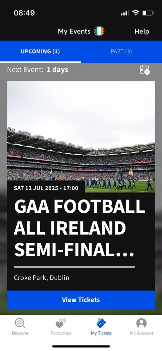 Lower Cusack All Ireland semi. Kerry v Tyrone