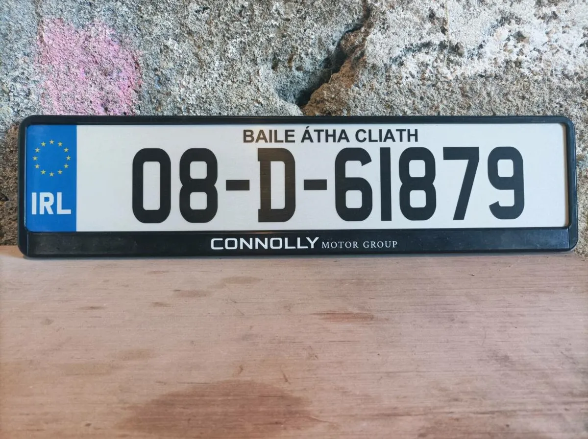 Irish Number plate for Sale. (08-D-61879) - Image 1