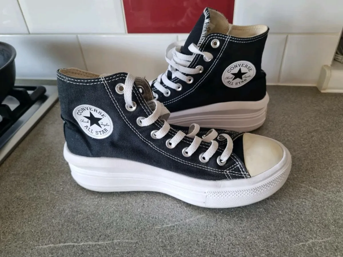 Black platform converse - Image 2