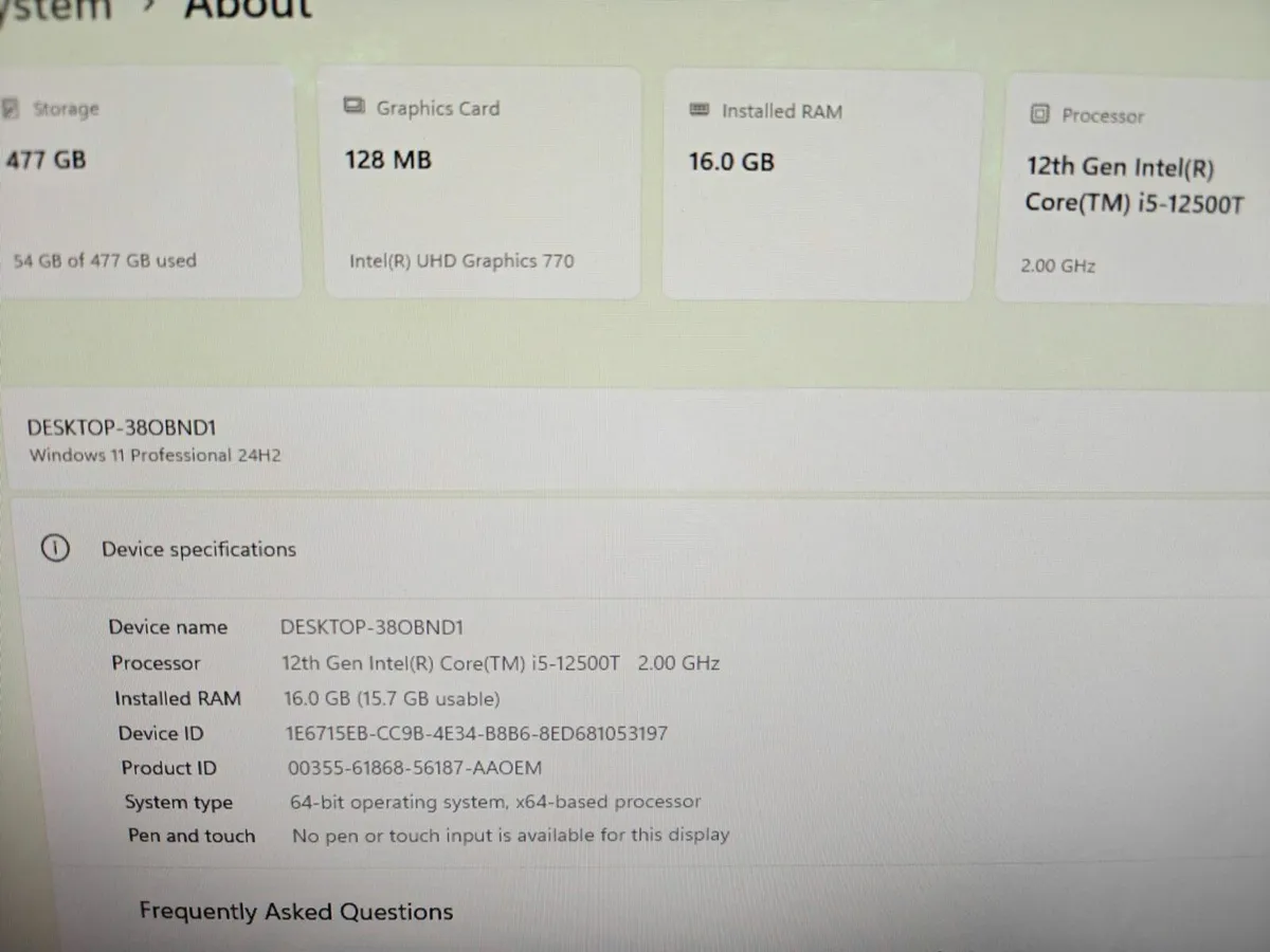 Dell Optiplex Micro 7020 Tiny PC | i5 (12th gen) | - Image 2