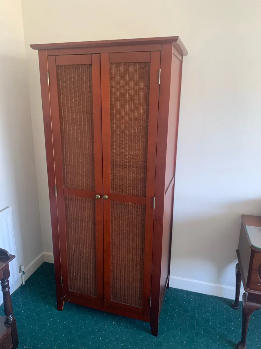 Wicker door wardrobe - Image 1