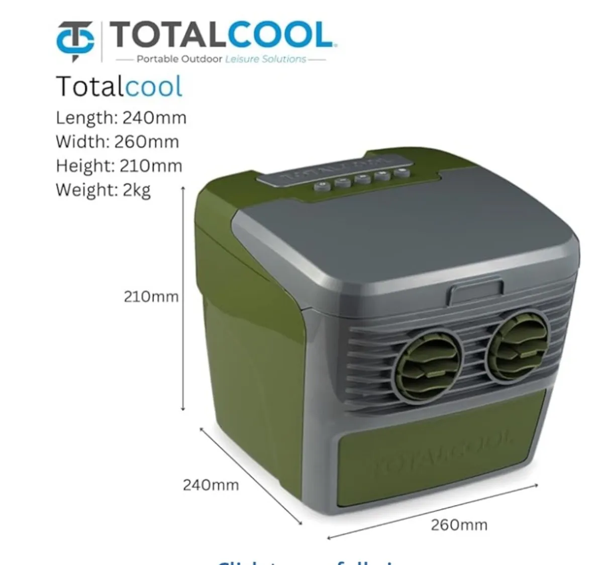 Portable 12v Air Cooler for Campervan - Image 2