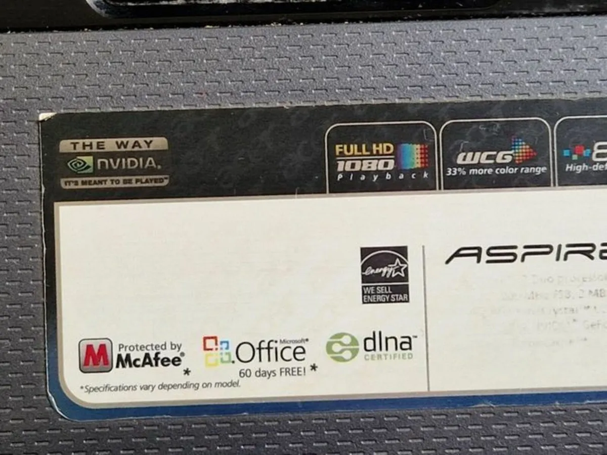 Acer Aspire 6930G Laptop, 4GB RAM, 250GB HDD, - Image 4