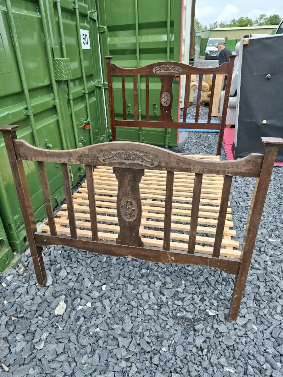 Antique Edwardian Bed (DELIVERY) - Image 1