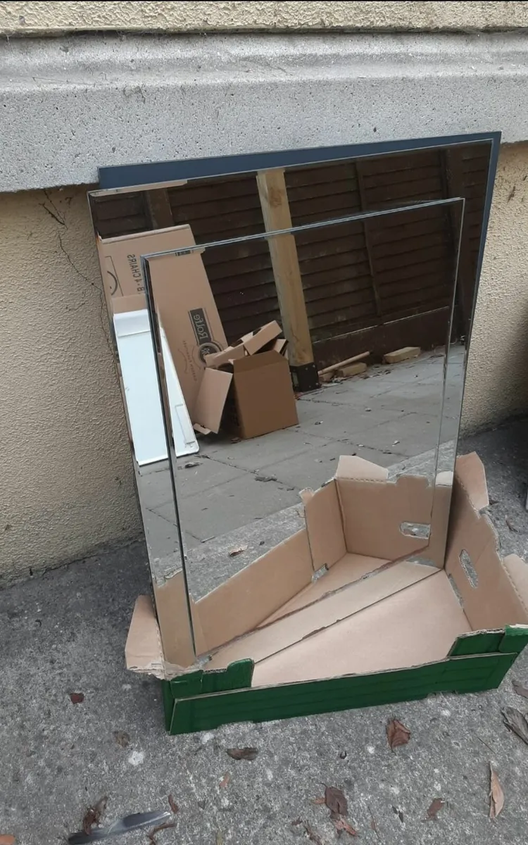 Bathroom mirrors FREE (slight damage/water marking
