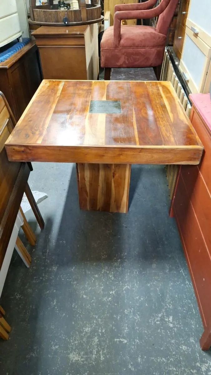Woodan square table (DELIVERY) - Image 1