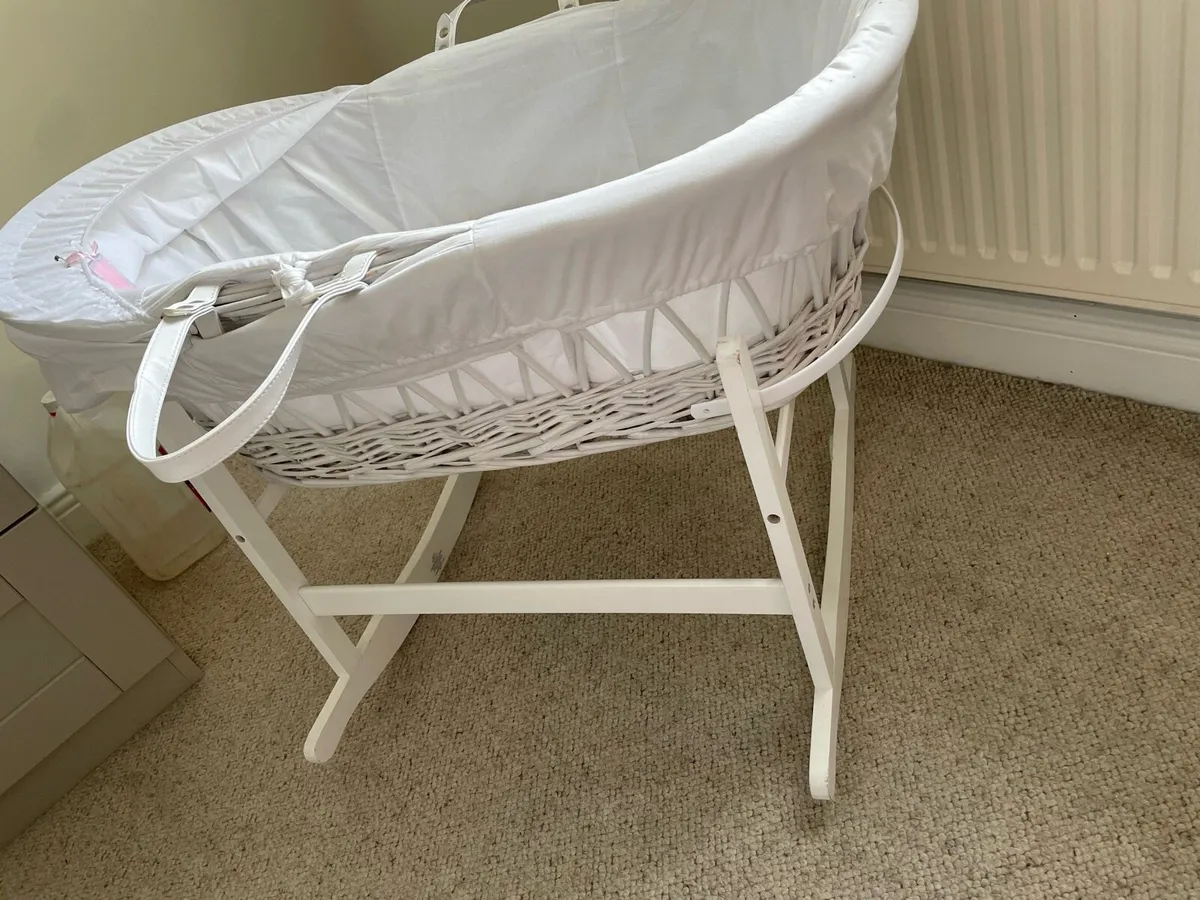 Moses basket and joie chair - Image 2