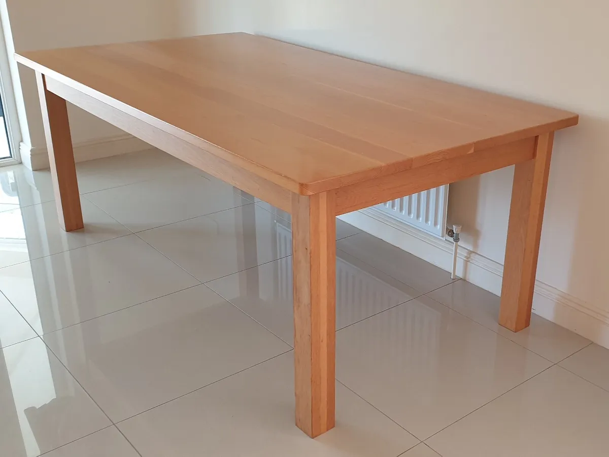 Solid Wood Dining Table - Image 1