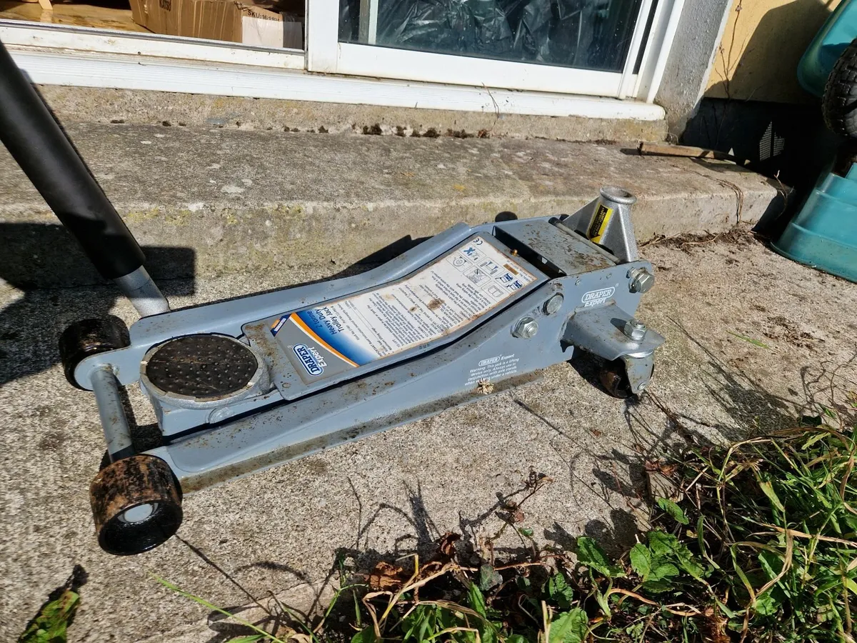 Draper Expert 2 tonne low profile Trolley Jack. - Image 3