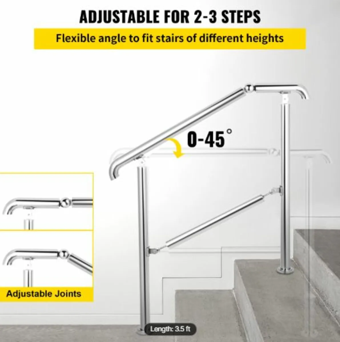 Quality 3 Step Railing Stainless Steel - Image 3