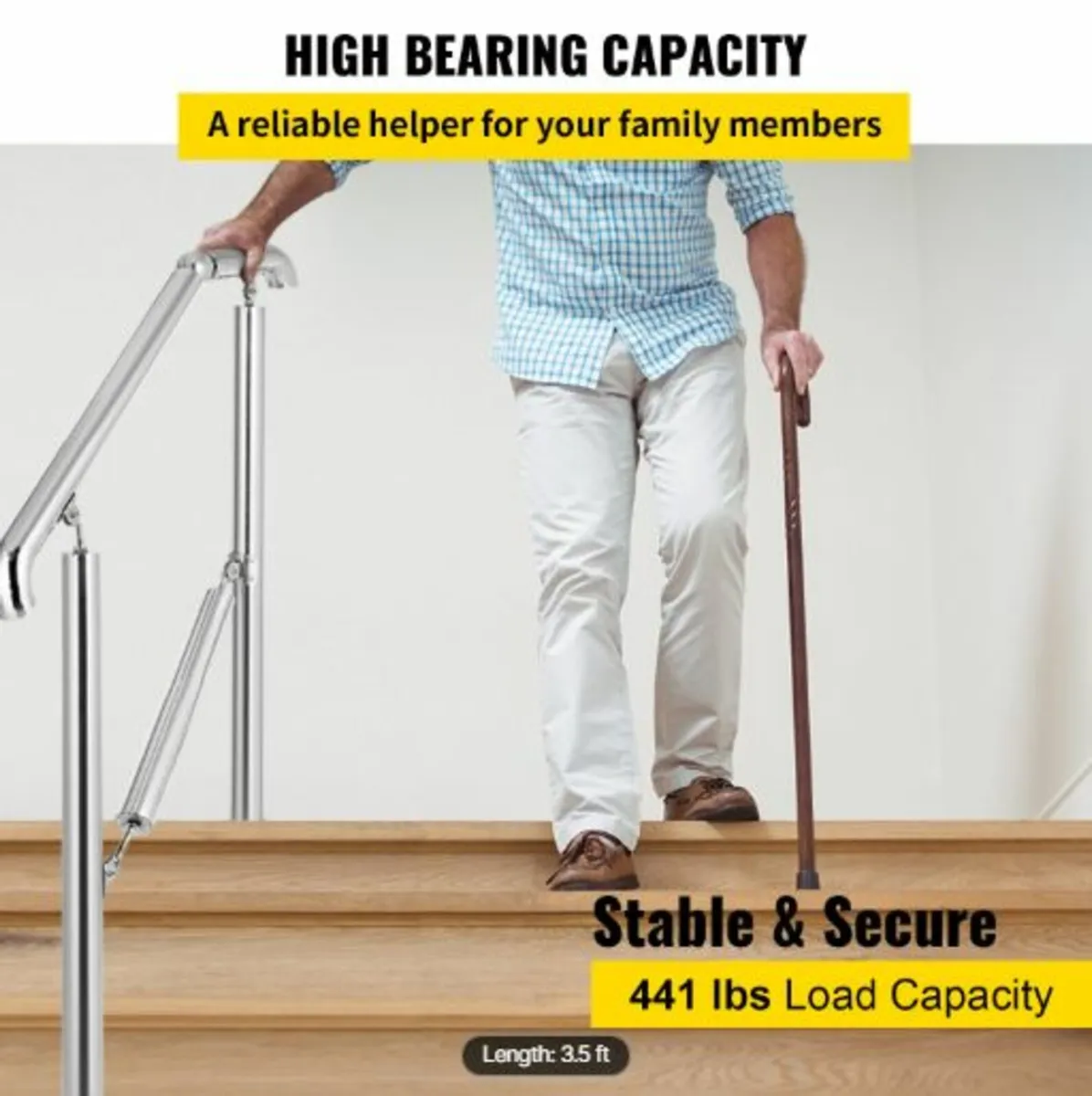 Quality 3 Step Railing Stainless Steel - Image 4