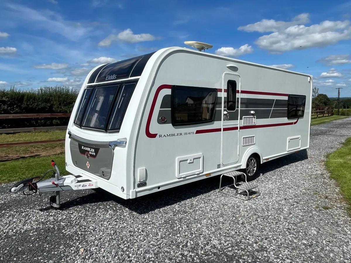 2019 Elddis Rambler 18/4PB End Bedroom - Image 2