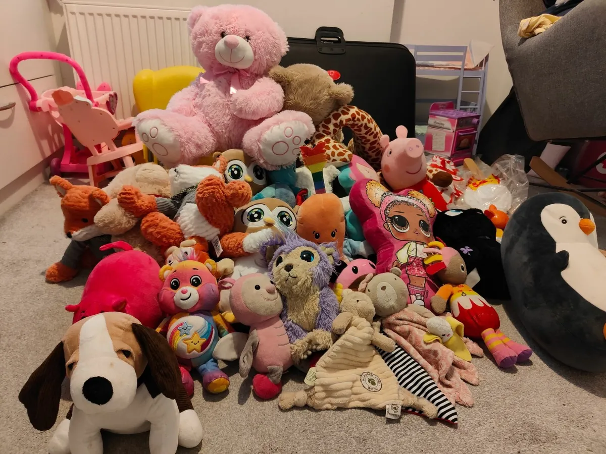 Bundle of 40 Teddies & Plush Toys - All Like New - Image 1