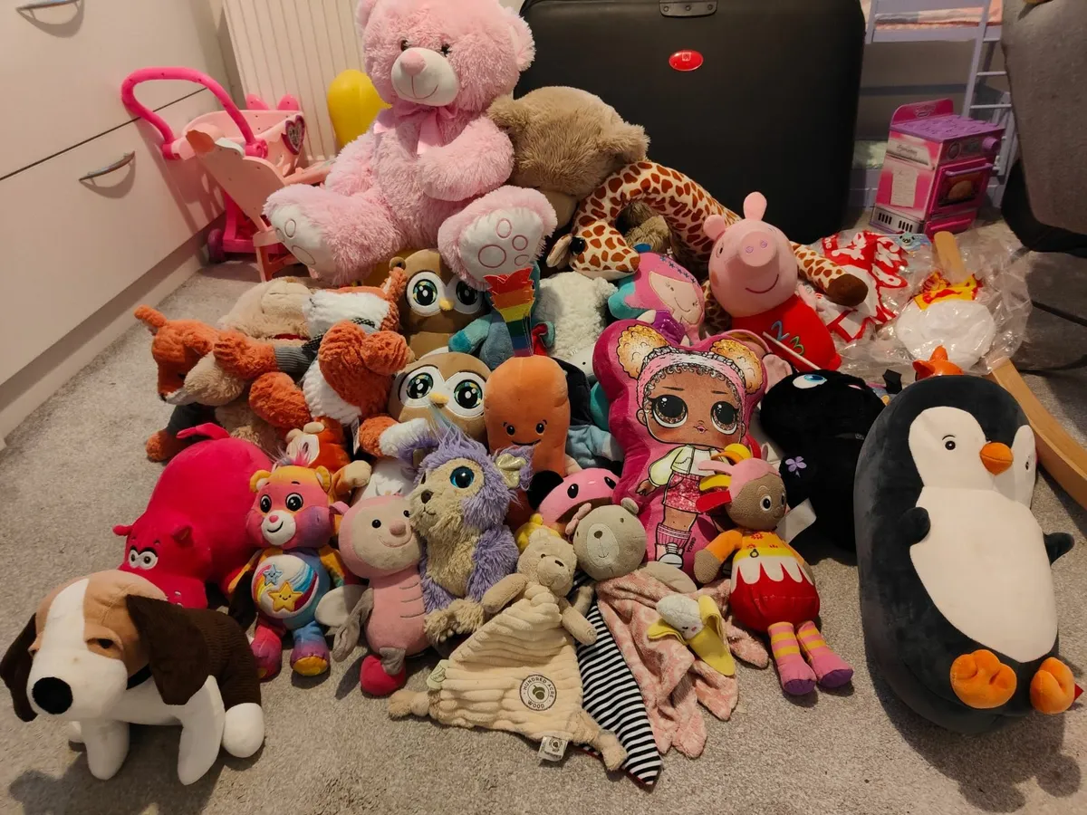 Bundle of 40 Teddies & Plush Toys - All Like New - Image 2
