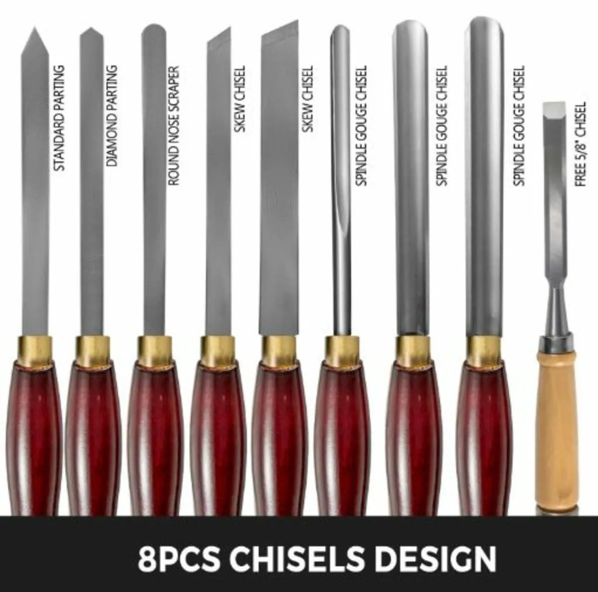 8pcs Lathe Chisels set - Image 3