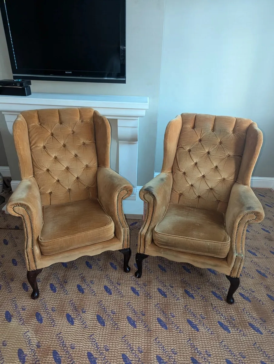 Upholstered armchairs