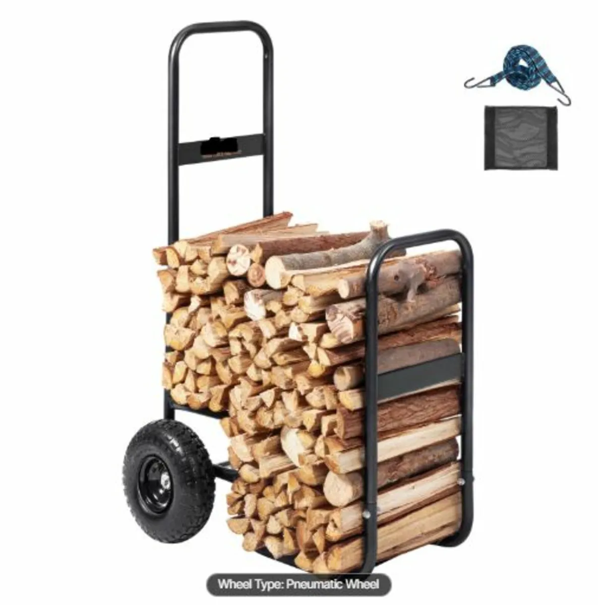 Heavy Duty Firewood Log Cart - Image 2