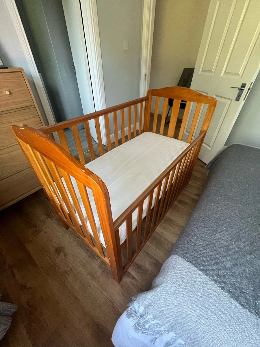 Mothercare Cot - Modified for Twins next to me - Image 1