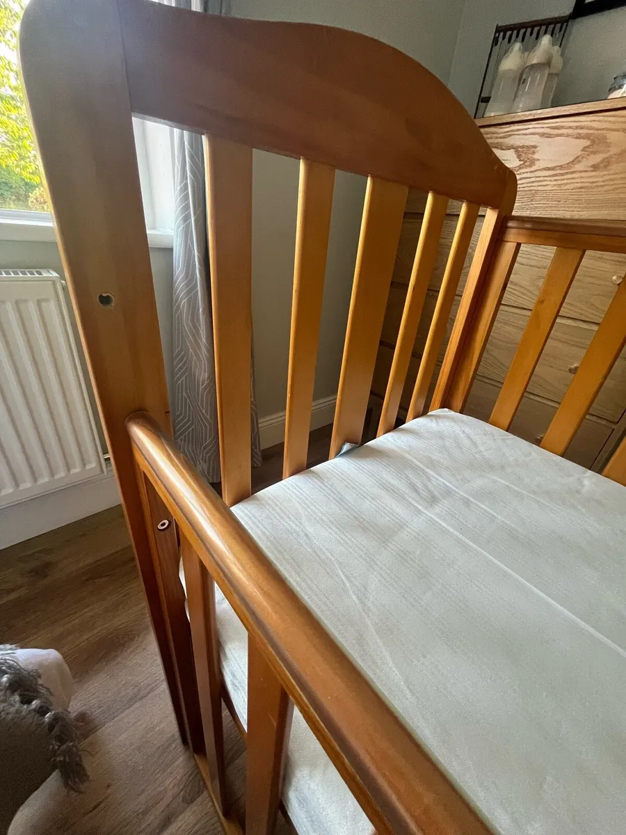 Mothercare Cot - Modified for Twins next to me - Image 2