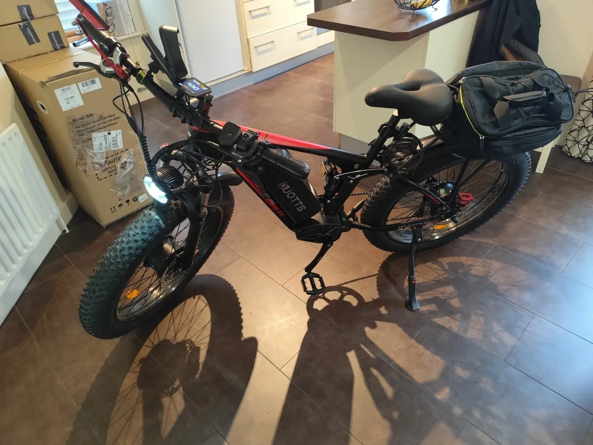 Brand new Duotts S26, 1500W, Electric bike, <80km - Image 1