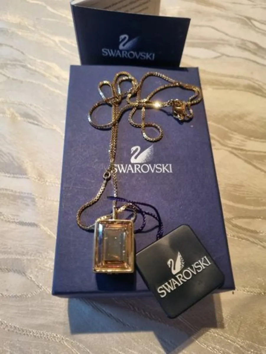 Swarovski gold plated necklace - Image 1