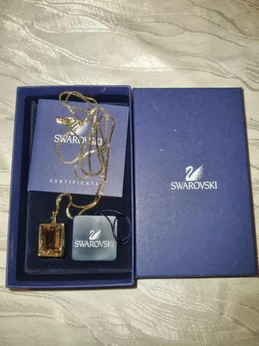 Swarovski gold plated necklace - Image 3