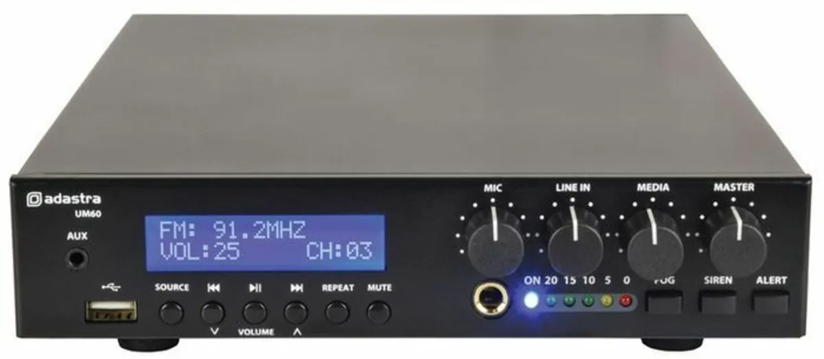 60W Mixer Amplifier 100V Bluetooth - Image 2