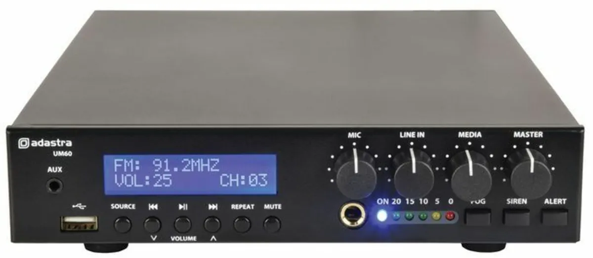 60W Mixer Amplifier 100V Bluetooth - Image 4