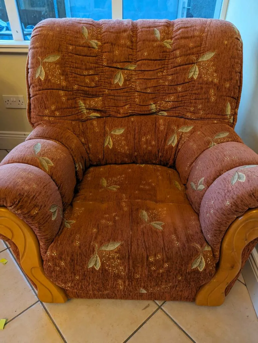 Couch and Two arm chairs - Image 2