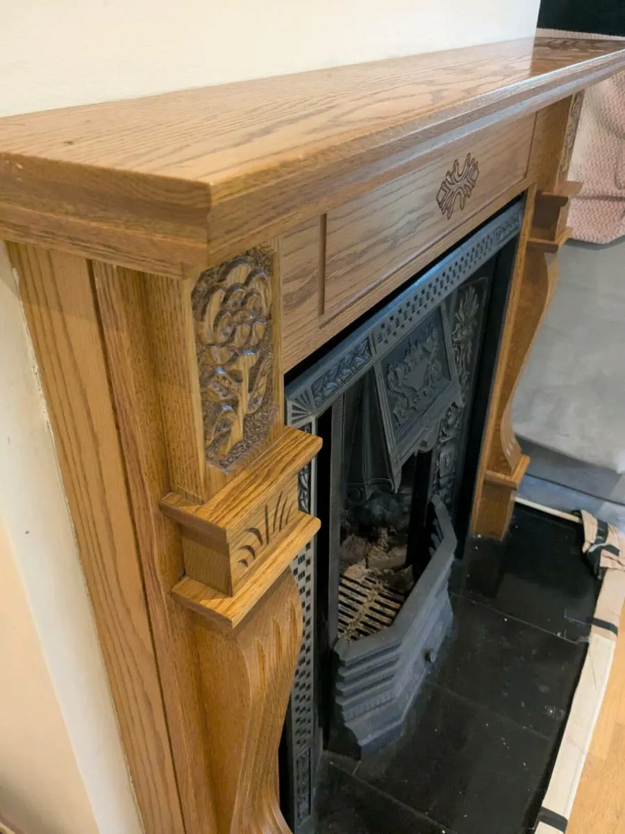 Oak Fireplace - Image 3