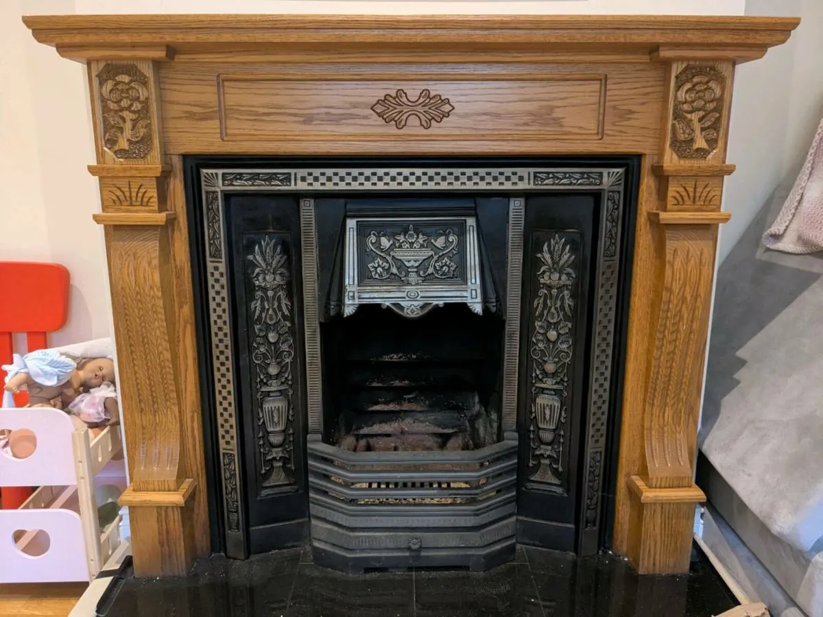 Oak Fireplace - Image 1