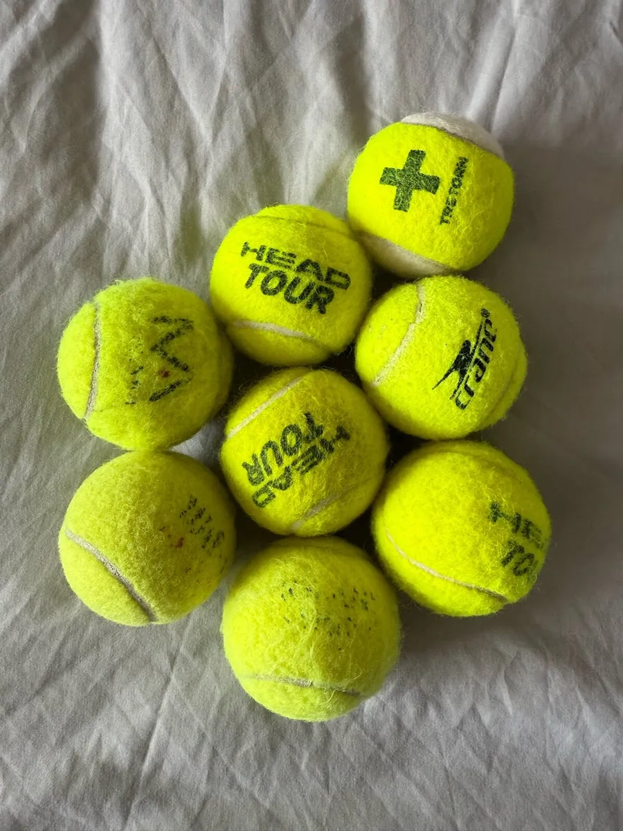 Used tennis balls