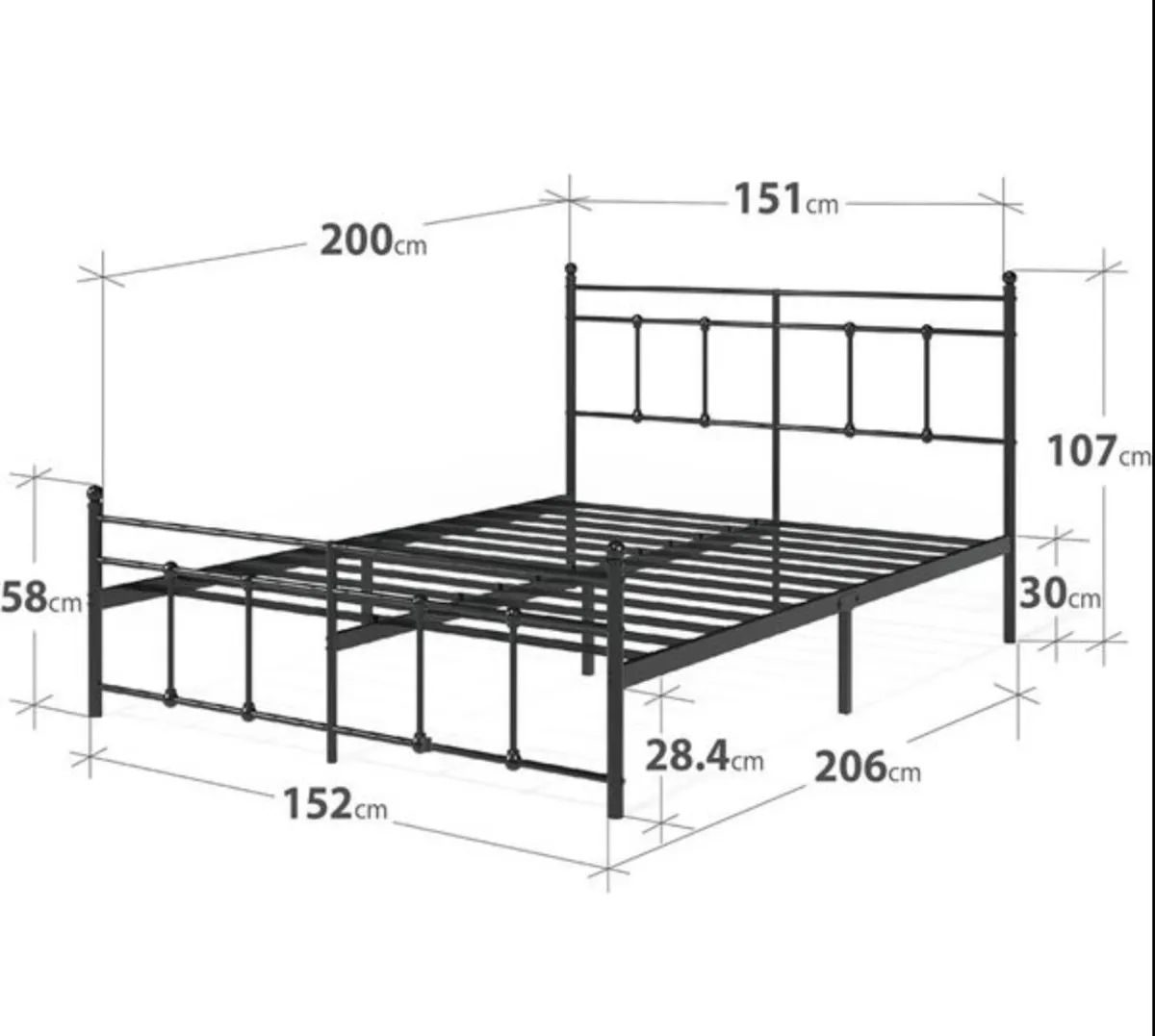 King Size Bed Frame - Image 4