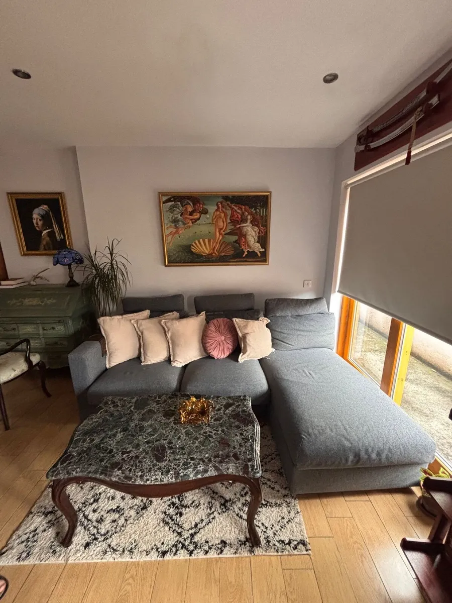 FOR SALE: Comfortable 3-seater + chaise lounge sof - Image 3