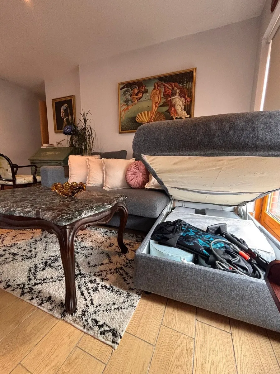 FOR SALE: Comfortable 3-seater + chaise lounge sof - Image 4