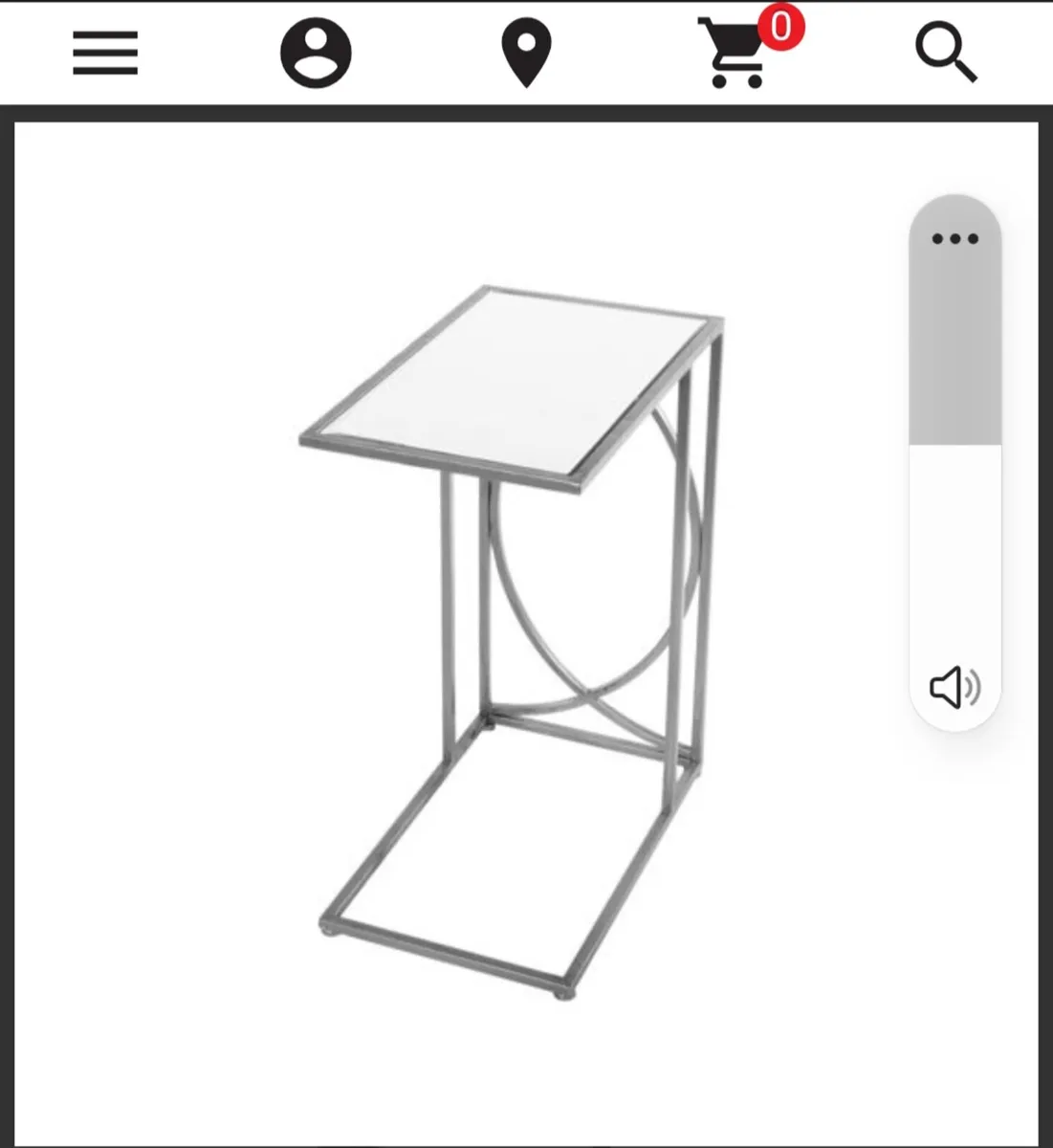 Tara Franklin Set of 2 Mirror Sofa Tables - Silver - Image 3