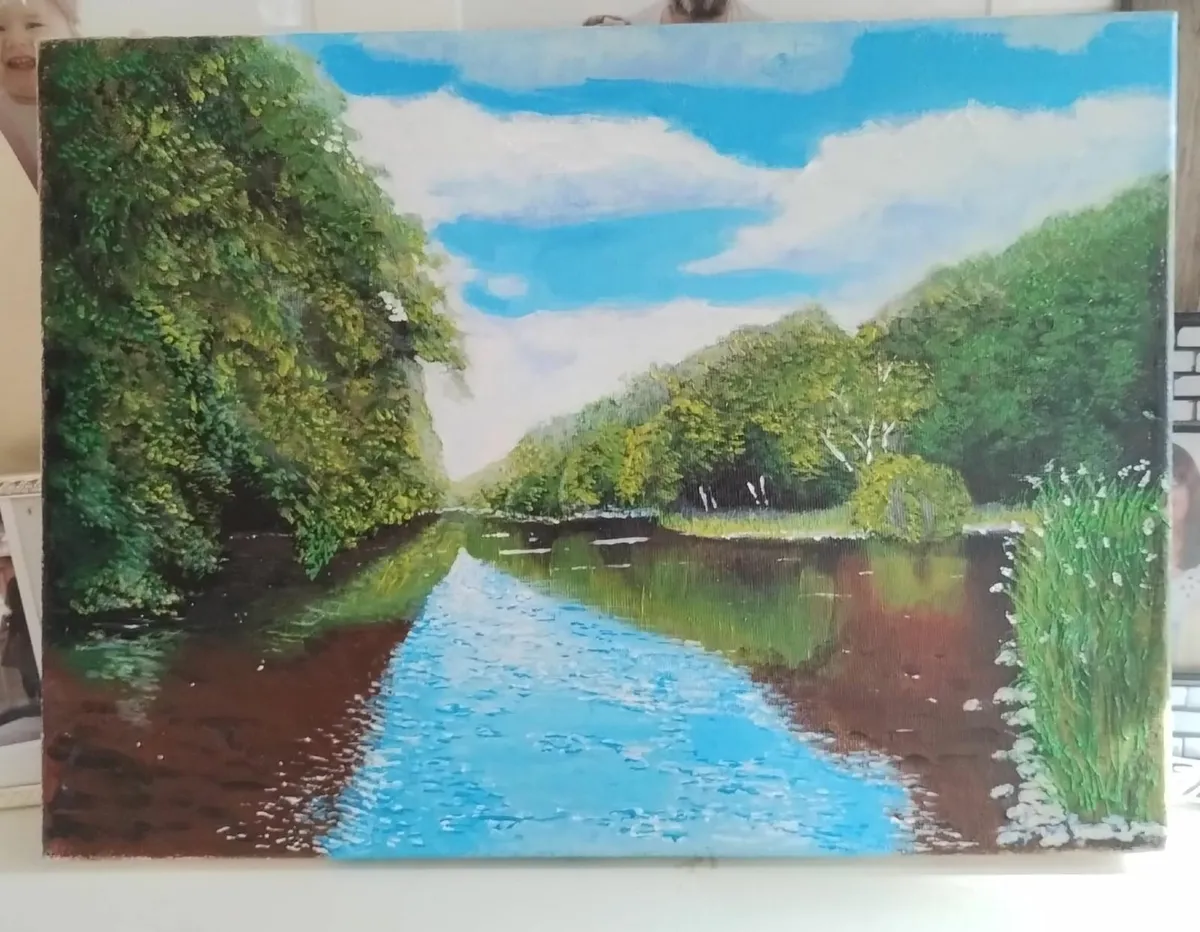 12x16 Acrylic Original Painting River