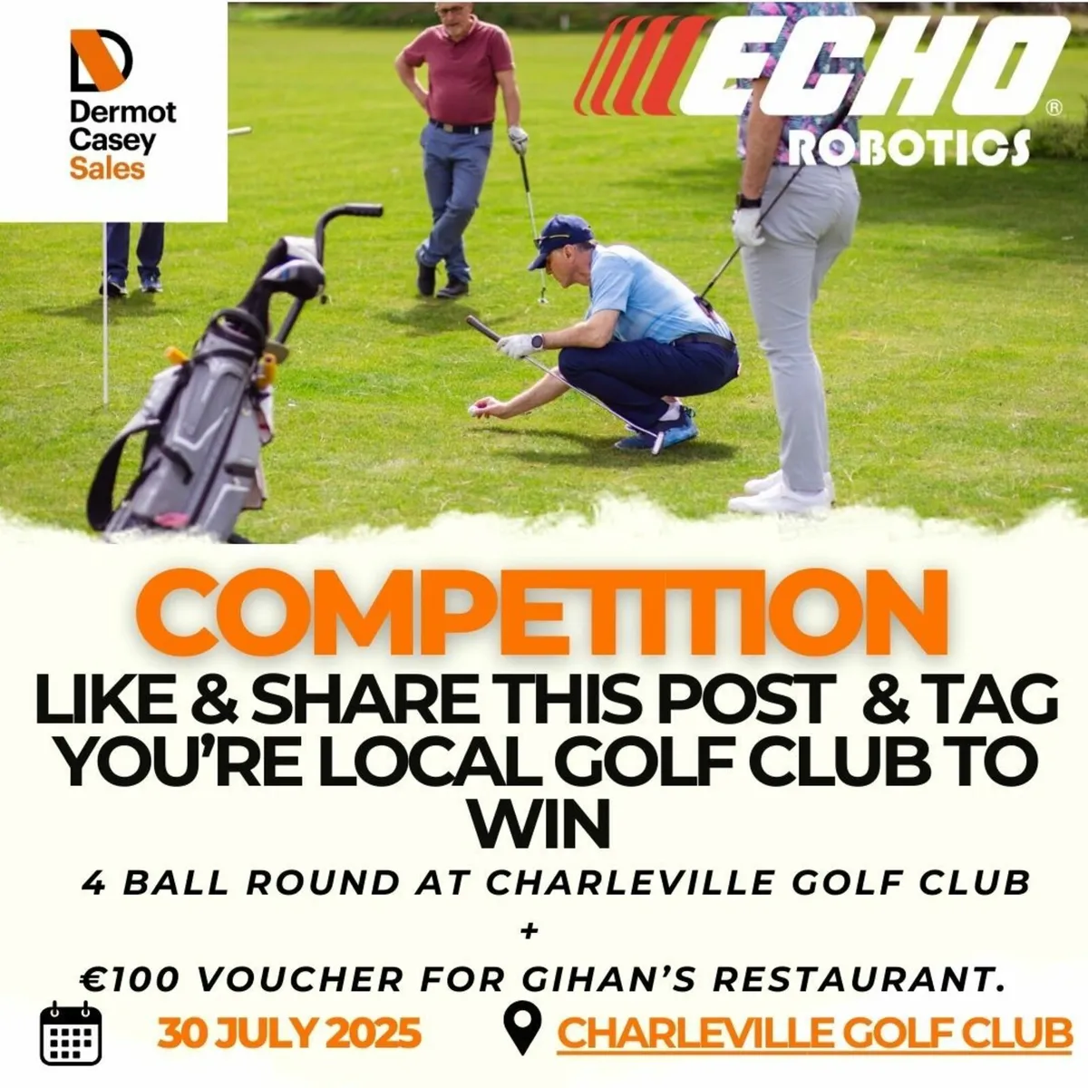 WIN a 4-ball round at Charleville Golf + Lunch - Image 1