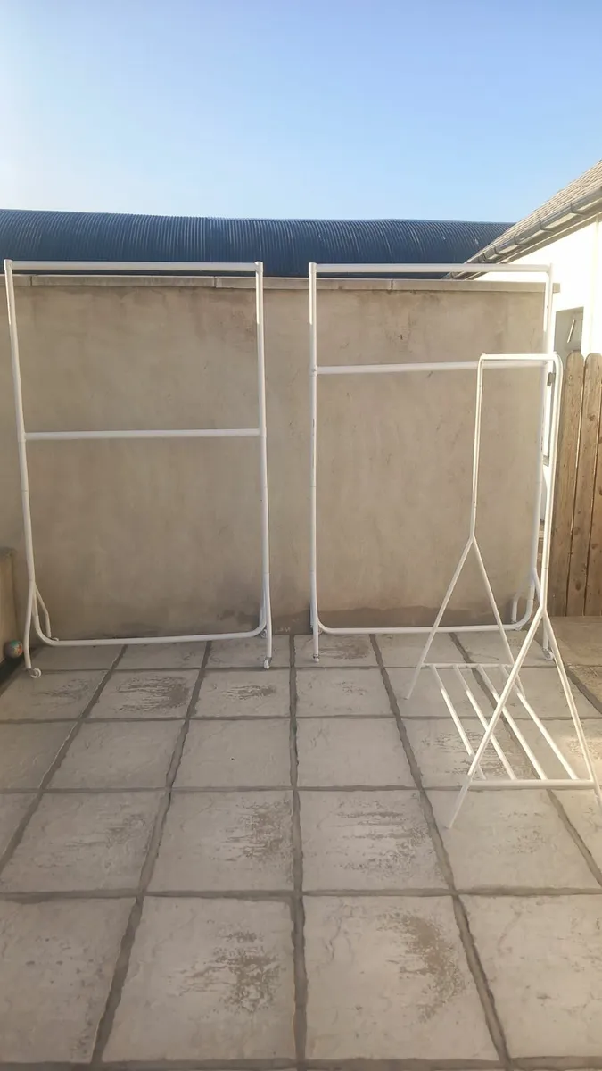 3 Clothes Rails