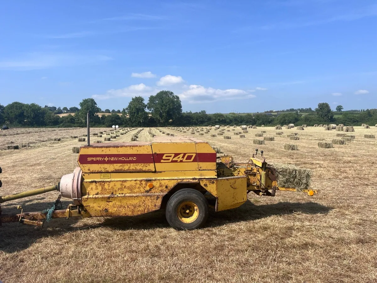 Small square bales of hay