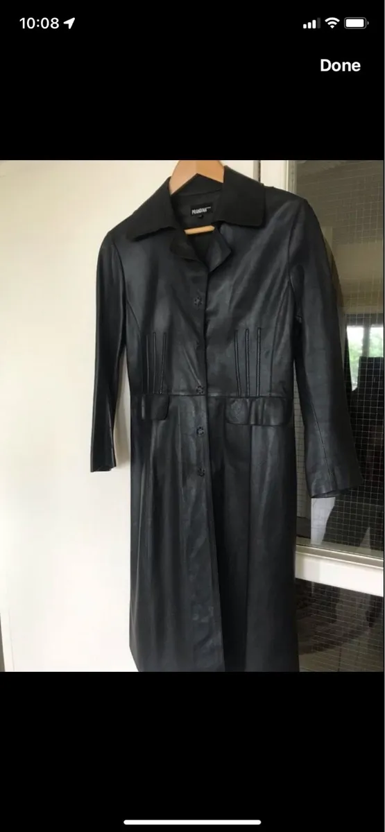 Ladies Leather Coat - Image 1