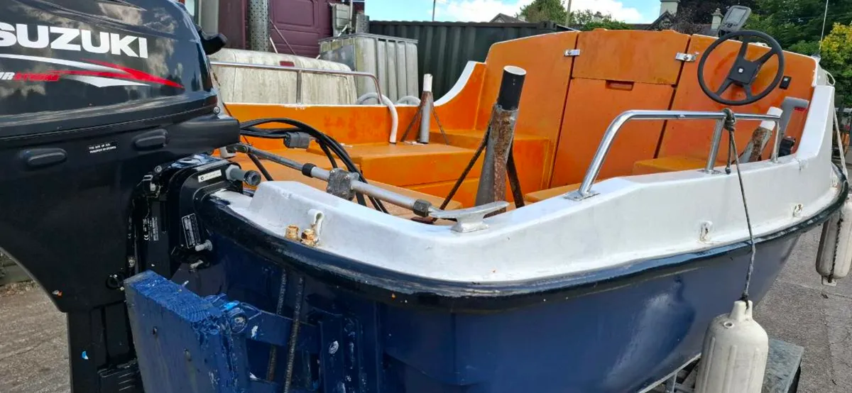 Boat for sale. DF20AR suzuki engine , trailer - Image 3
