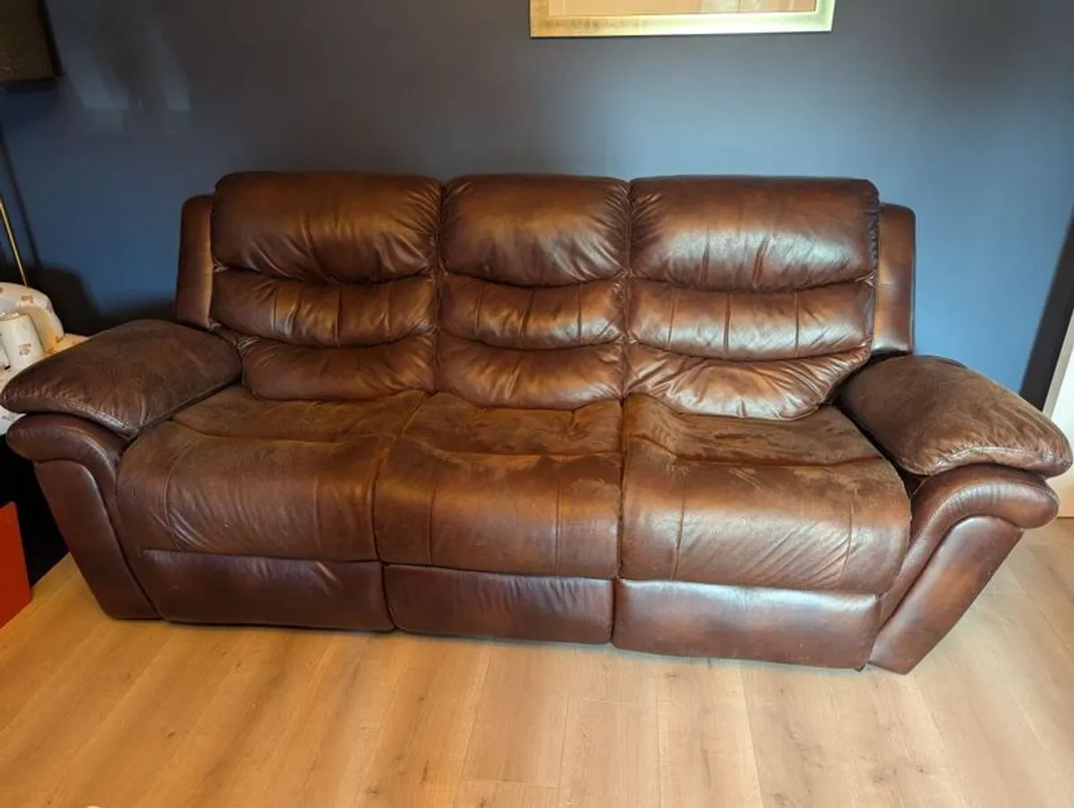 Leather Couch - Image 3