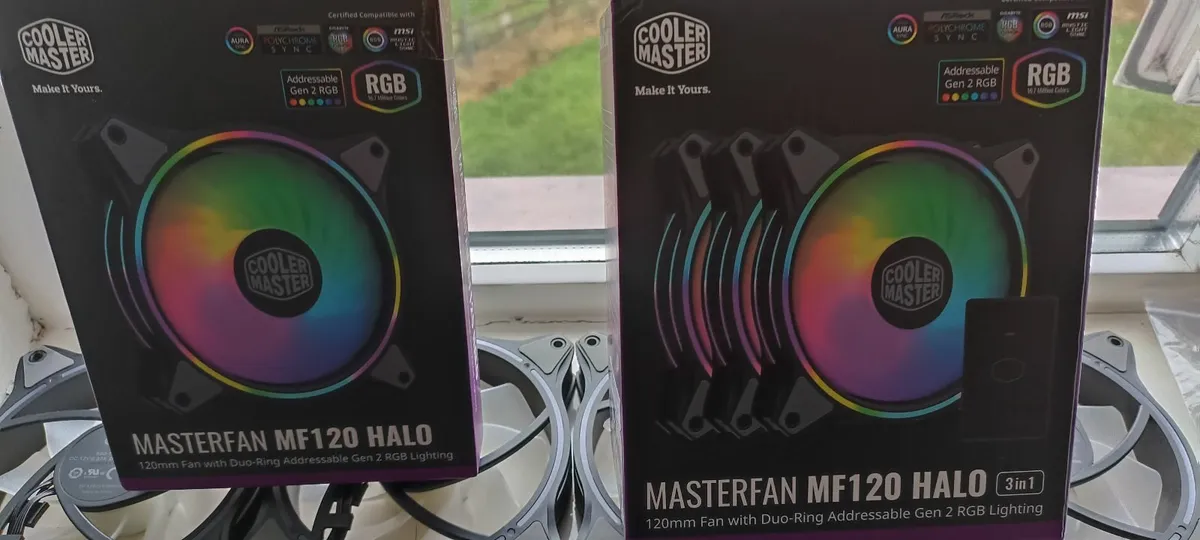Cooler Master MF120 Halo RGB Fans (Incl. Hub) - Image 1