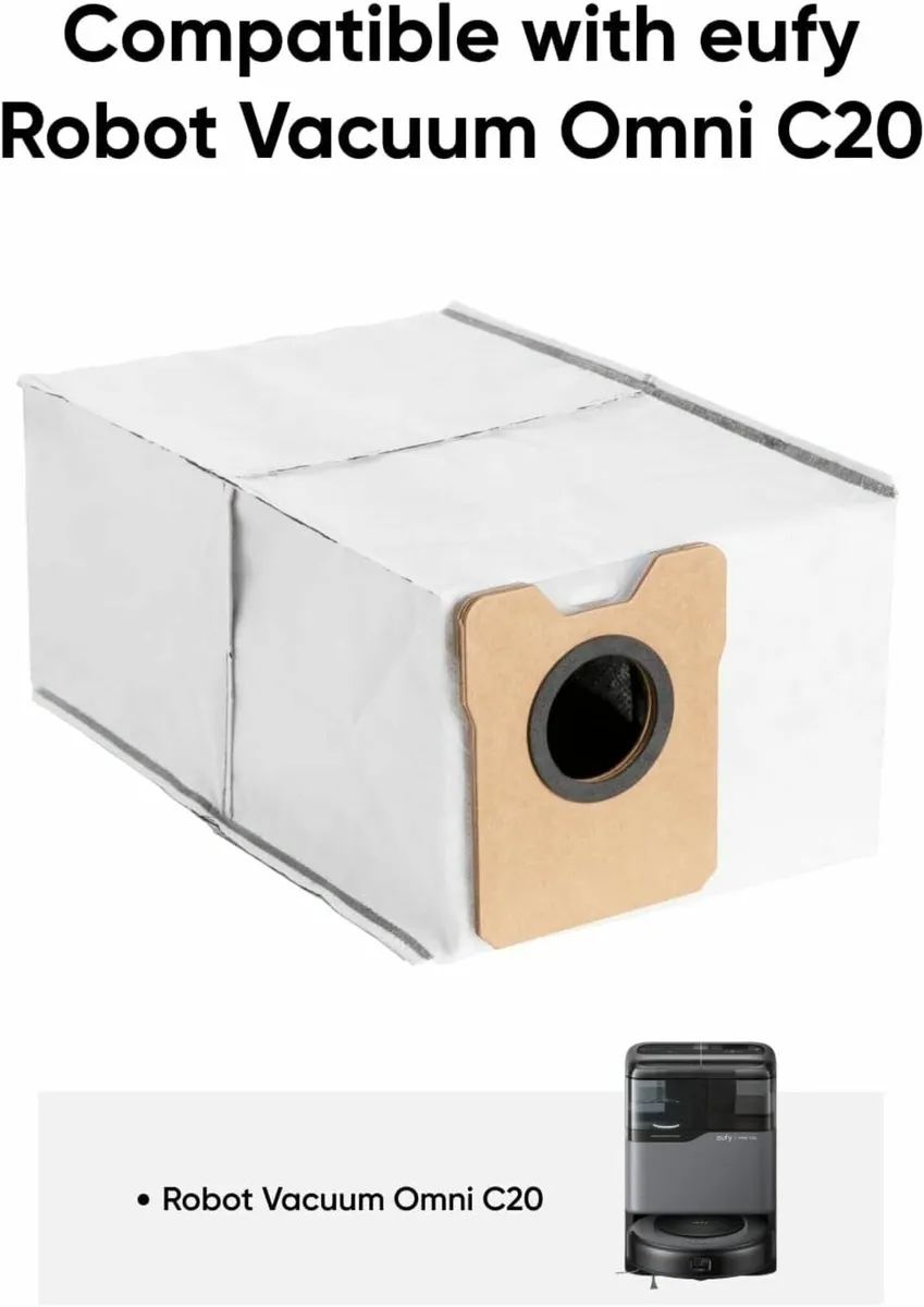 Replacement Dust Bags for Robot Vacuum Omni C20 - Image 4