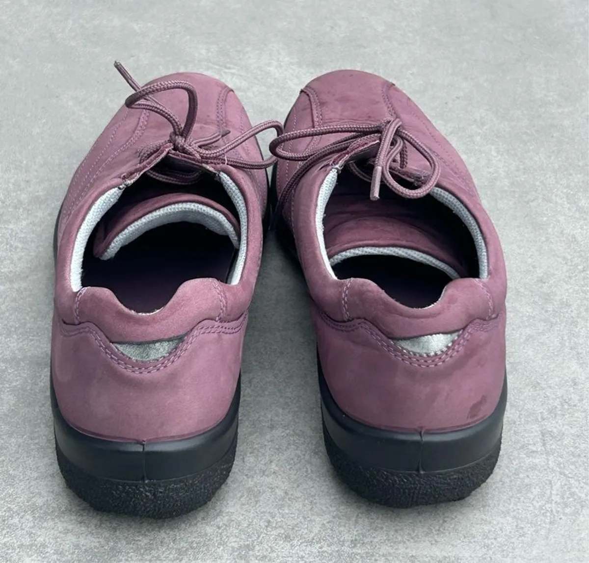 Hotter Comfort Nubuck Leather Shoes Lace Up UK 7.5 - Image 3
